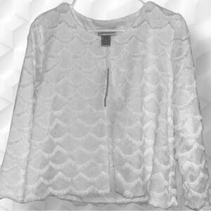 NWT-Zacharee White Fringe jacket or other open-front fringe cardigans.
